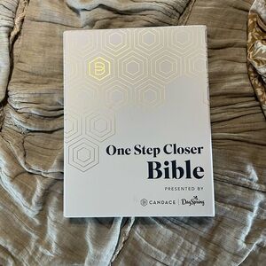 NIB Indexed Navy One Step Closer Bible